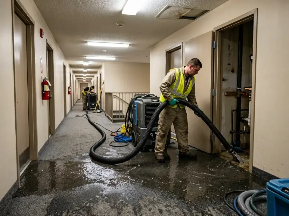 multi-unit-apartment-hallway-f-005 — frequently asked questions, Emergency Burst Pipe Water Extraction & Removal in Granitev…